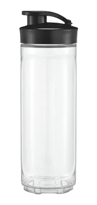WMF 04.1695.0071 Kult X Trinkflasche Transparent/Schwarz