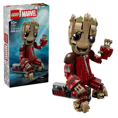 LEGO Super Heroes 76341 Groot im Ravager-Outfit Bausatz, Mehrfarbig