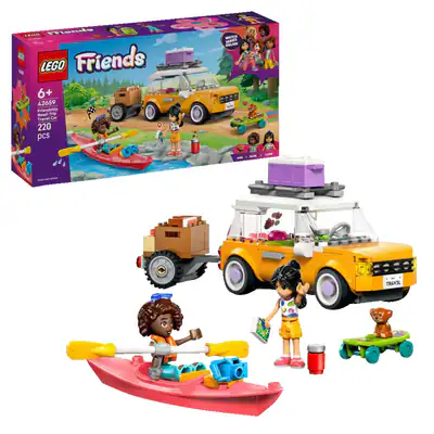 LEGO Friends 42659 Abenteuertrip mit Freunden Bausatz, Mehrfarbig