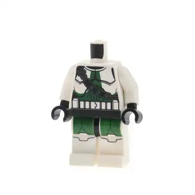 1xLego Torso Beine Minifigur SW Clone Commander Gree sw0380 970c01pb07 973pb1057