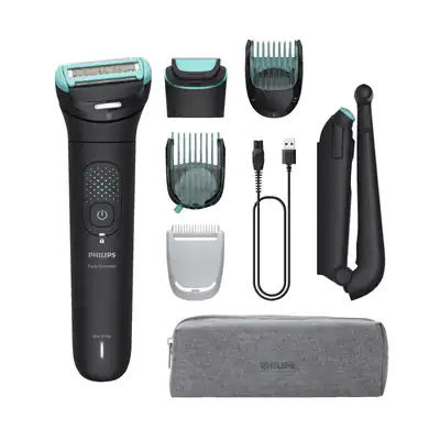 PHILIPS BG7480/15 Serie 7000 7000, Bodygroomer, Hochglanzschwarz