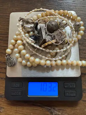 Bastlerkonvolut Silberschmuck / Versilbert Vintage und Antik -viele gestempelt