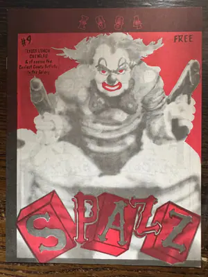 Spazz Nr. 9 1994 Underground Comic Fanzine Lloyd Dangle Clown Cover