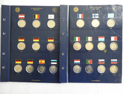 *2 Euro Set * 21 x 2 Euro Gedenkmünzen 2012 * 10 Jahre Euro (Schr)(Alb.1)