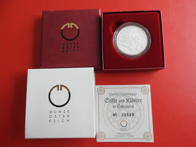 * Österreich 10 Euro 2008 Silber PP * Abtei Seckau (Ki.23)
