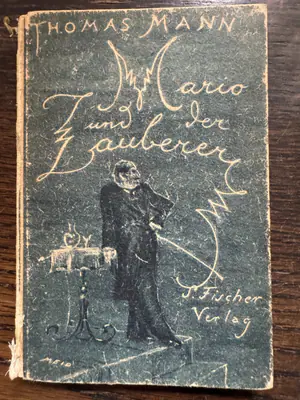 Thomas Mann Mario und der Zauberer S. Fischer Berlin alte Ausgabe