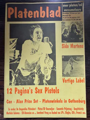 Platenblad Nr. 53 1997 Sex Pistols Can Vertigo Label Musikmagazin Niederlande