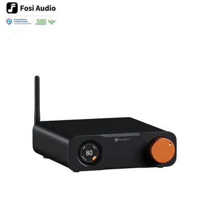 Fosi Audio ZD3 DAC Preamp Fully Balanced DA Wandler ES9039Q2M & Fernbedienung