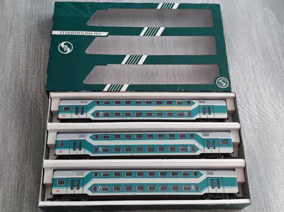 *Sachsenmodelle Spur H0 *140141*3. Set- Doppelstockwagen* 1.+2.Kl. * DB*TOP(OVP)