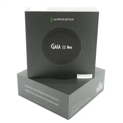 IsoAcoustics GAIA II NEO (Satin Black) - Isolators (2 sets x 4 pcs)