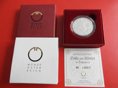 * Österreich 10 Euro 2007 Silber PP * St. Paul Lavanttal (Ki.23)
