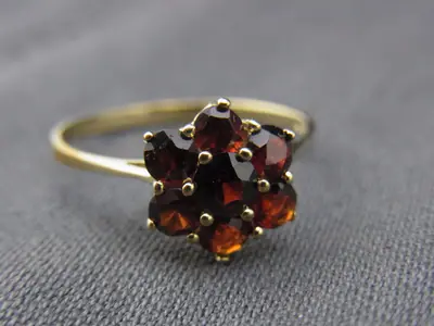 alter Granat-Ring Gold 333/- Nr.1