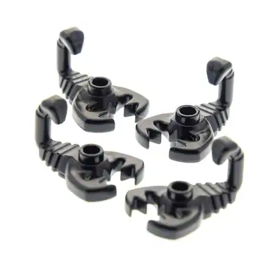 4x Lego Tier Skorpion schwarz Zoo Safari Adventurers Jungle 4551360 28839 30169