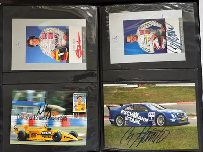 78 Autogramme Motorsport / Formel 1 - top Sammlung / Konvolut - siehe Bilder