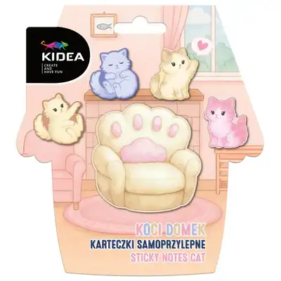 Karteczki Samoprzylepne Koci Domek KIDEA Derform