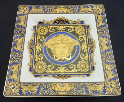 Teller Rosenthal Versace Medusa Blue
