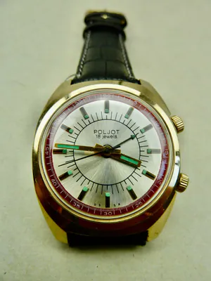 Armbanduhr Poljot Wecker 2612 vergoldet