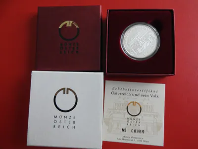 * Österreich 10 Euro 2003 Silber PP * Schloss Hof (Ki.22)
