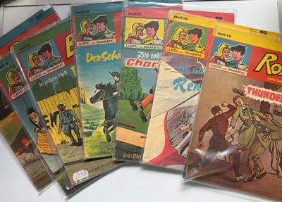 Bonny/Ronny Nr. 8-14 komplett 7 Comics 1968 NB-Verlag Karl May