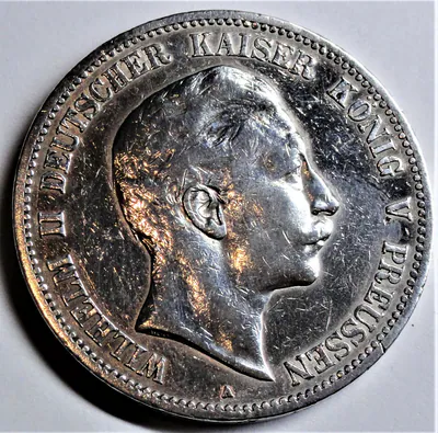 Kaiserreich 5,- Mark 1899 A Silber - Kaiser Wilhelm II. / Adler vz/ xf & Kapsel