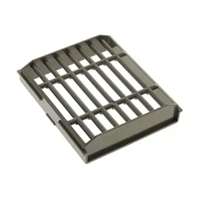 1x Lego Fenster Gitter 8x8x2 alt-dunkel grau Schiebe Tür Stangen 4153847 40942