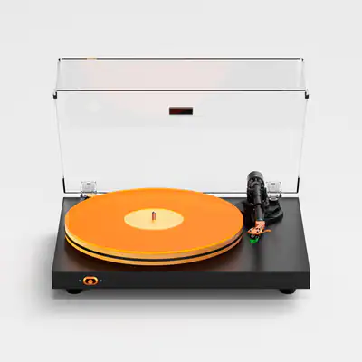 FOSI AUDIO Luna3 Plattenspieler HiFi Vinyl Turntable mit Audio Technica VM95E