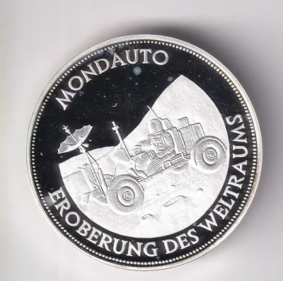 Medaille Silber Eroberung des Weltraums 15.24 Gramm, 999 fein nsw-leipzig