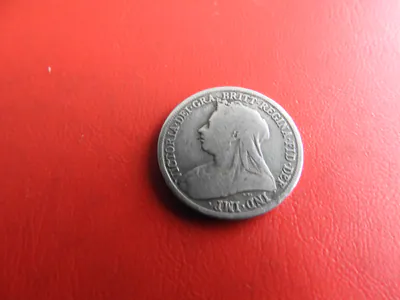 *Großbritannien 1 Shilling 1895 Silber * Victoria (259)(Alb.8)