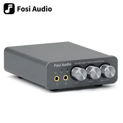 Fosi Audio K5 Pro Kopfhörerverstärker USB C DAC Verstärker Kopfhörer HiFi Gaming