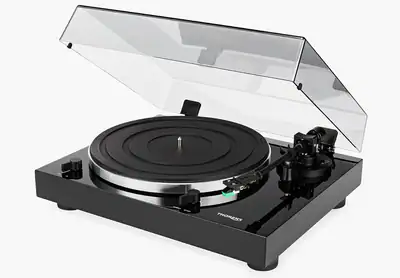 Thorens TD-202 Turntable (complete, plug and play) Black Gloss