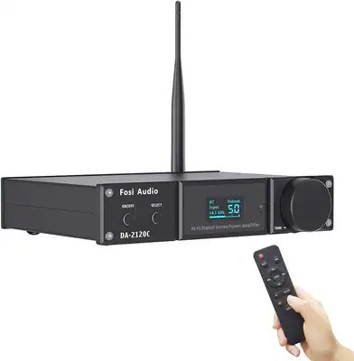 FOSI AUDIO DA2120C Bluetooth Verstärker 120W x2 Stereo Hi-Fi Wireless Stream DAC