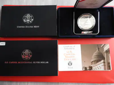 *USA 1 Dollar 1994 Silber PP/Proof * U.S. Capitol (Ki.23)