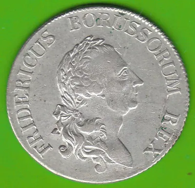 Münze Silber Preußen 1/3 Reichstaler 1777 B Breslau Wroclaw hübsch nswleipzig