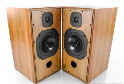 Pair of Harbeth Compact 7ES-3 Bookshelf Speakers - Cherry Finish