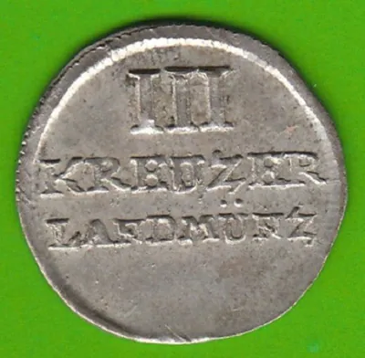 Münze Silber Löwenstein-Wertheim-Rochefort 3 Kreuzer 1805 vz-st toll nswleipzig