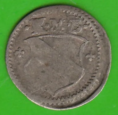 Münze Silber Baden-Durlach 1/84 Taler 1575 sehr selten nswleipzig