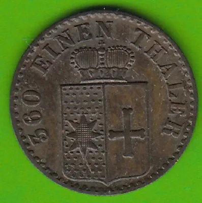 Münze Waldeck und Pyrmont 1 Pfennig 1867 in ss-vz ein kleiner Kratzer nswleipzig