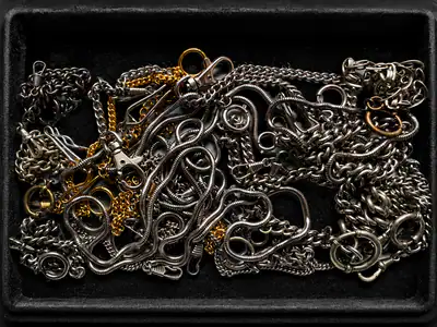 21 Uhrenkette - Silber - und Goldfarbend - siehe Galeriebilder