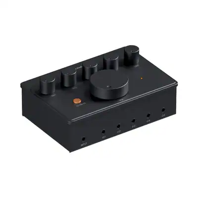 Fosi Audio PH05 Kopfhörerverstärker, 5 Way 16-300Ω IEM headphone splitter Mini