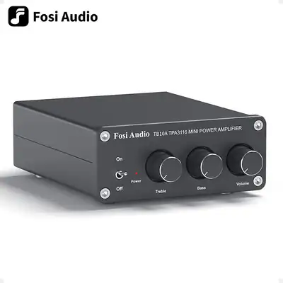 Fosi Audio TB10A Stereo Audio Verstärker Empfänger Mini Class D Vollverstärker