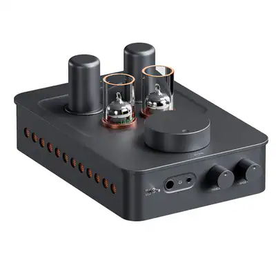FOSI AUDIO GR70 Tube Headphone Amplifier Authentic Amplification Preamp W/Vacuum
