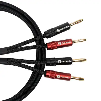 Fosi Audio Sauerstofffreie Kupfer Lautsprecherkabel (2 Paar)