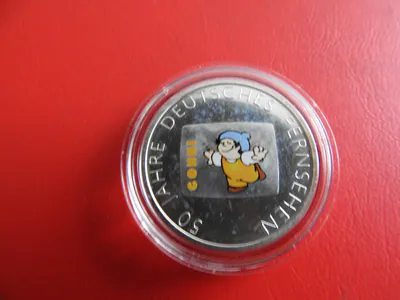 *Deutschland 10 Euro 2002 Silber/Farbe *CONNI*50.J. Deutsches Fernsehen(Schub80)