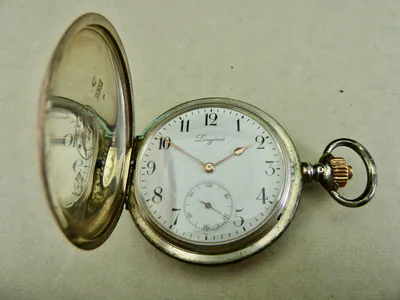 Taschenuhr 800/-Silber Longines 1913-1915
