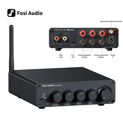 FOSI AUDIO BT30D PRO Bluetooth 5.0 Audio Verstärker HiFi 48V 350W Subwoofer 2.1
