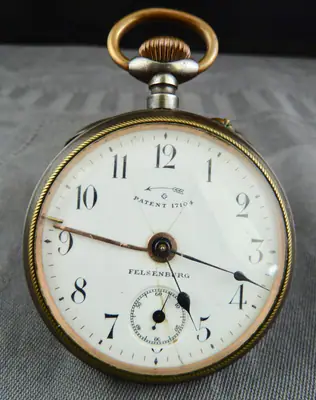 Taschenuhr Wecker Felsenburg Patent 17104