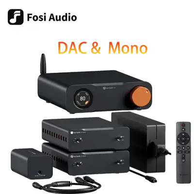 FOSI AUDIO Power System V3 MONO+ZD3 Component Mono Amps Home Audio Stereo Amps