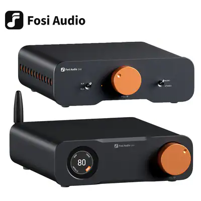FOSI AUDIO ZA3 Stereo/Mono HiFi Verstärker und ZD3 Desktop DAC Preamp im Bundle
