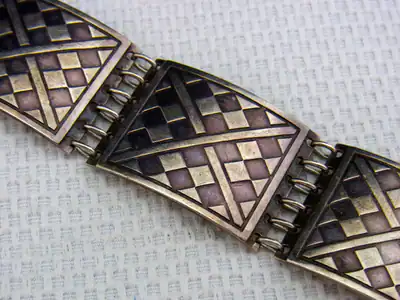 antikes Armband 830/-Silber signiert Kilschow ca.um 1910 Art Deco