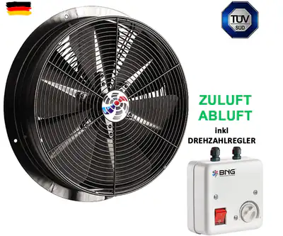 Industrie Wandventilator Axiallüfter Metall Lüfter Wand Fenster Ventilator HLKK
